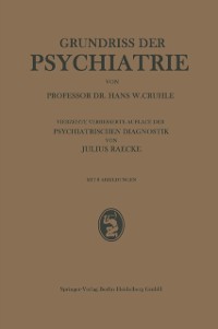 Cover Grundriss der Psychiatrie