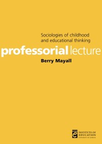Cover Sociologies of childhood and educational thinking