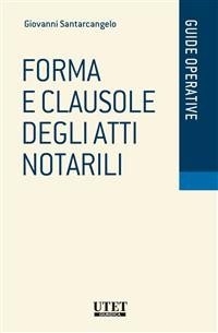 Cover Forma (e clausole) degli atti notarili