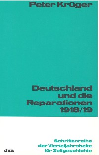 Cover Deutschland und die Reparation 1918/1919