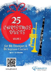 Cover Trumpet and Clarinet book: 25 Christmas duets volume 2