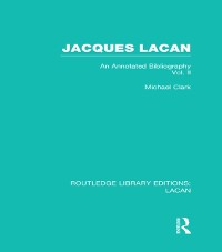 Cover Jacques Lacan (Volume II) (RLE: Lacan)