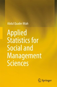 Cover Applied Statistics for Social and Management Sciences