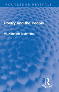 Cover Poetry and the People