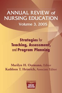Cover Annual Review of Nursing Education Volume 3, 2005