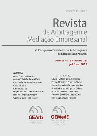 Cover Revista de Arbitragem e Mediação Empresarial