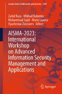 Cover AISMA-2023: International Workshop on Advanced Information Security Management and Applications