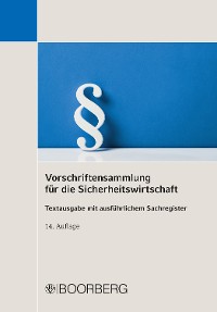 Cover Vorschriftensammlung für die Sicherheitswirtschaft