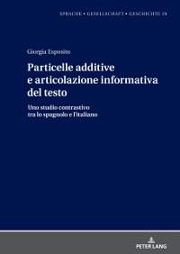 Cover Particelle additive e articolazione informativa del testo