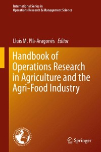 Cover Handbook of Operations Research in Agriculture and the Agri-Food Industry