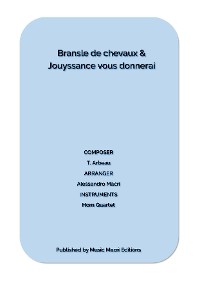 Cover Bransle de chevaux & Jouyssance vous donnerai by T. Arbeau