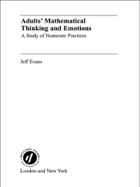 Cover Adults' Mathematical Thinking and Emotions