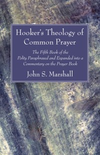 Cover Hooker's Theology of Common Prayer