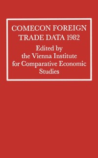 Cover Comecon Foreign Trade Data 1982