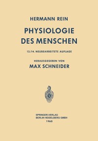 Cover Einführung in die Physiologie des Menschen