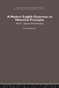 Cover Modern English Grammar on Historical Principles