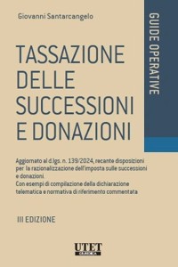 Cover Tassazione delle successioni e donazioni