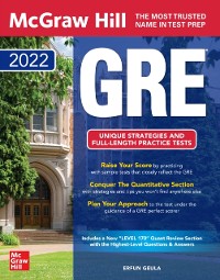 Cover McGraw Hill GRE 2022