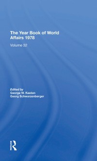 Cover Year Book Of World Affairs, 1978