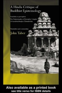 Cover A Hindu Critique of Buddhist Epistemology