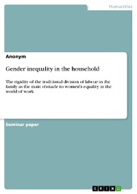 Cover Gender inequality in the household