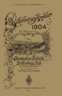 Cover Helfenberger Annalen 1904