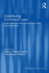 Cover Codifying Contract Law