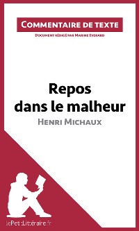 Cover Repos dans le malheur d'Henri Michaux