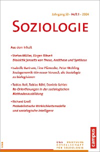 Cover Soziologie 01/2024
