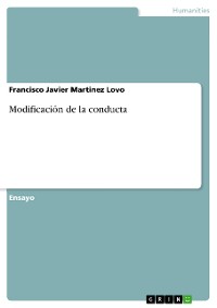 Cover Modificación de la conducta