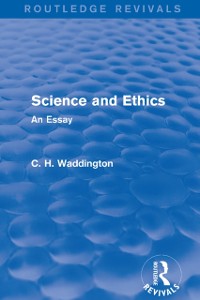 Cover Science and Ethics