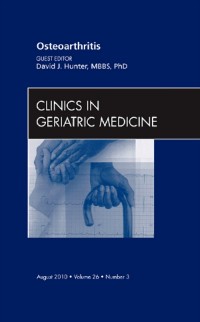Cover Osteoarthritis, An Issue of Clinics in Geriatric Medicine