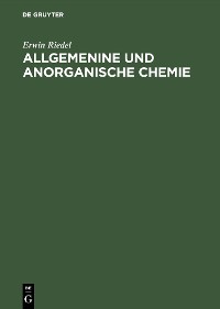 Cover Allgemenine und anorganische Chemie