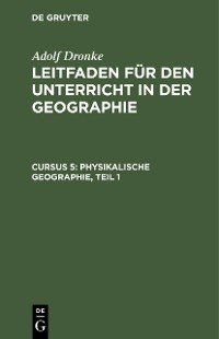 Cover Physikalische Geographie, Teil 1