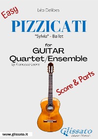 Cover Pizzicati - Easy Guitar Quartet score & parts