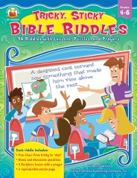 Cover Tricky, Sticky Bible Riddles, Grades 4 - 6