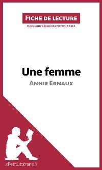 Cover Une femme d'Annie Ernaux (Fiche de lecture)