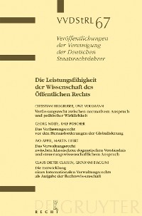 Cover Die Leistungsfähigkeit der Wissenschaft des Öffentlichen Rechts