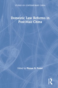 Cover Domestic Law Reforms in Post-Mao China