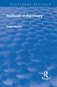 Cover Revival: Textbook of Psychiatry (1924)