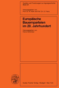 Cover Europäische Bauernparteien im 20. Jahrhundert