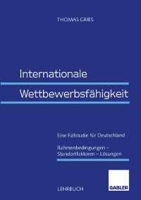 Cover Internationale Wettbewerbsfähigkeit