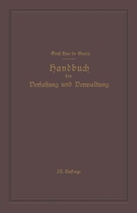 Cover Handbuch der Verfassung und Verwaltung in Preussen und dem Deutschen Reiche