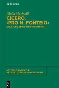 Cover Cicero, ›Pro M. Fonteio‹