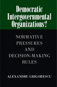 Cover Democratic Intergovernmental Organizations?
