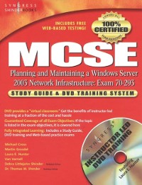 Cover MCSE Planning and Maintaining a Microsoft Windows Server 2003 Network Infrastructure (Exam 70-293)