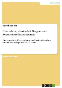 Cover Übernahmeprämien bei Mergers and Acquisitions-Transaktionen