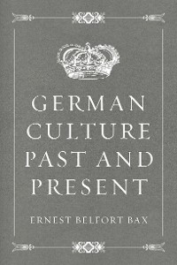 Cover German Culture Past and Present