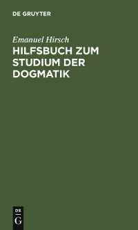 Cover Hilfsbuch zum Studium der Dogmatik