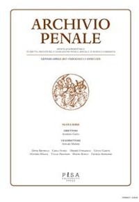 Cover Archivio Penale 1/2017